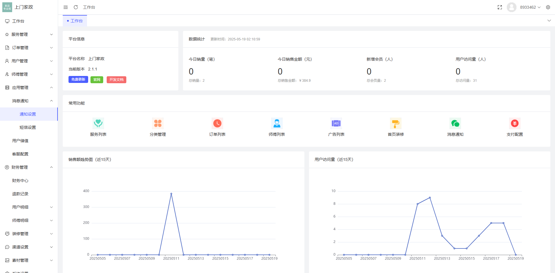 免费分享了-likeshop上门家政系统开源版源码 第4张