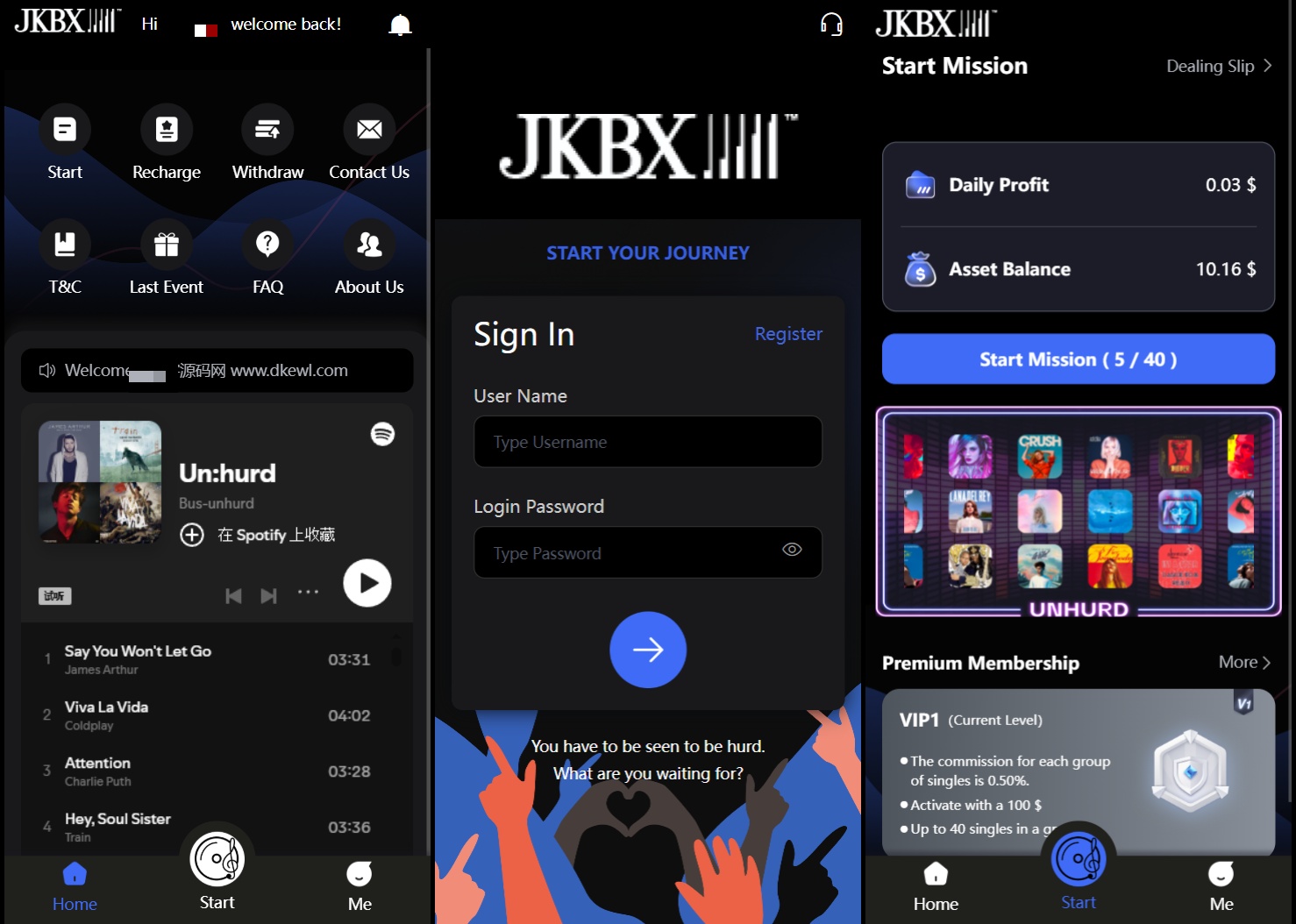 JKBX海外音乐抢单系统源码 Thinkphp框架 附教程