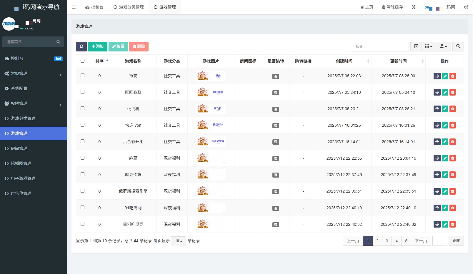 响应式布局效果展示